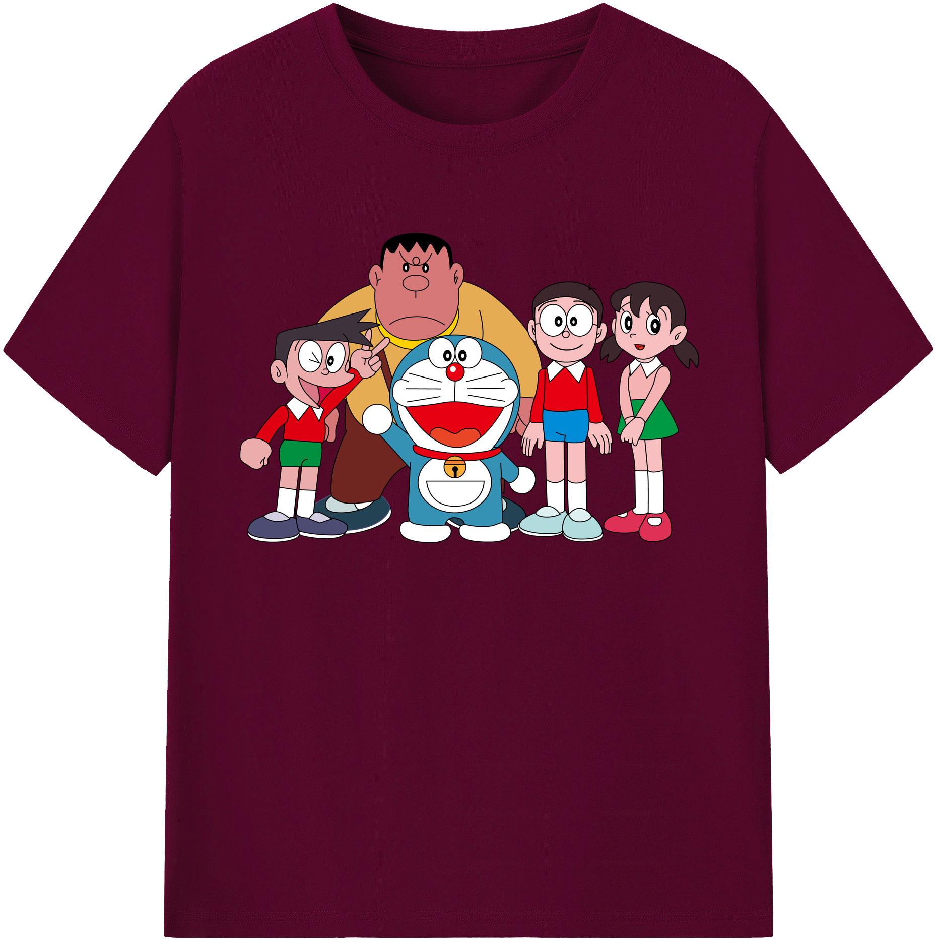 （画像用） ドラえもん 骨川 スネ夫 Doraemon Honekawa Suneo レディースカジュアルプリントTシャツ（綿100％）